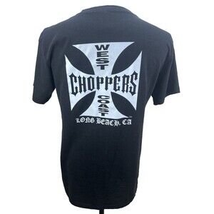Vintage 90s West Coast Choppers Long Beach T Shirt Men’s L Jessie James